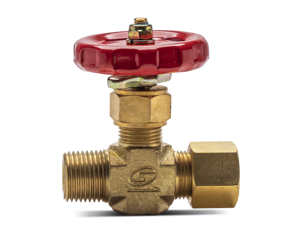 Brass BSP Male Needle Valve with Joint & Nut