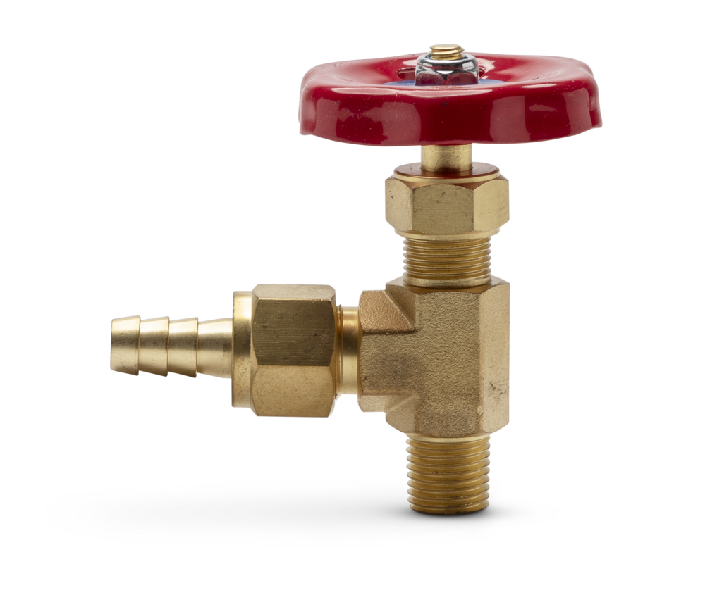 Brass JIS Angle Needle Valve, Male Thread Connection