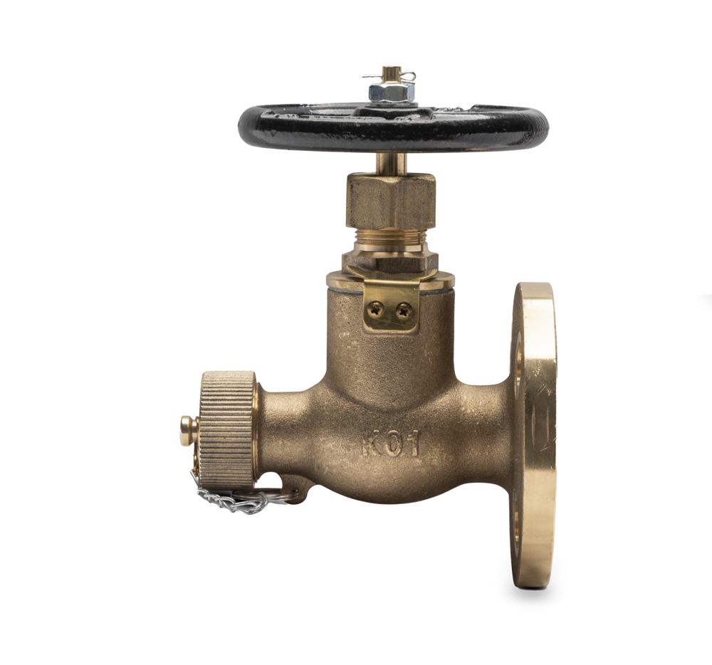 Globe Hose Valve Bronze 10K JIS Threaded
