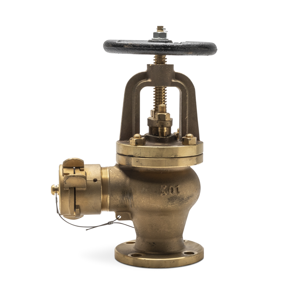 Angle Hose Valve Bronze 5K JIS Nakajima