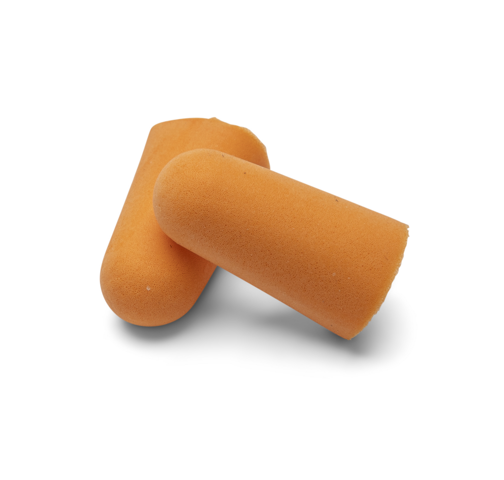 Disposable Foam Earplugs – Polyurethane (PU) – Pair