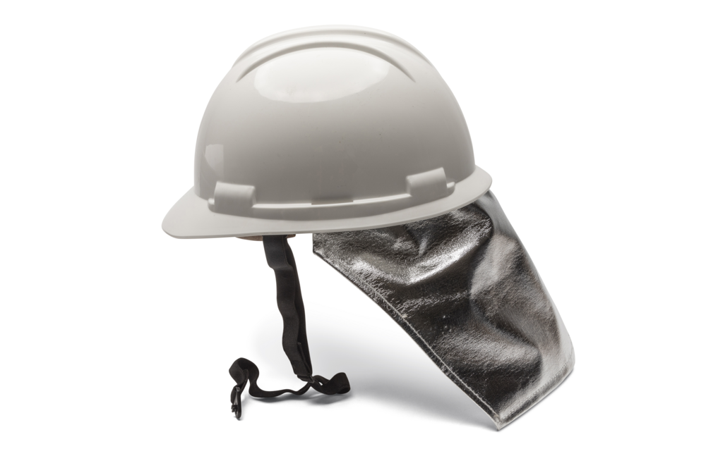 Aluminium Fire Suit Helmet with Visor and Neck Protection, Universal