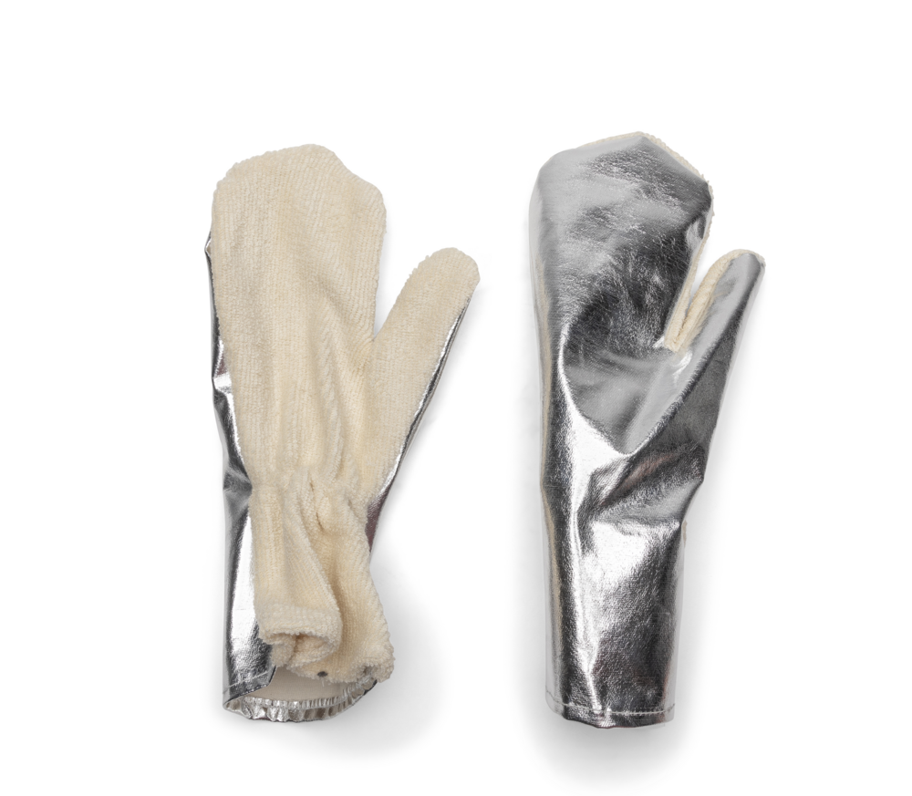 Aluminium Fire Suit Gloves, Universal