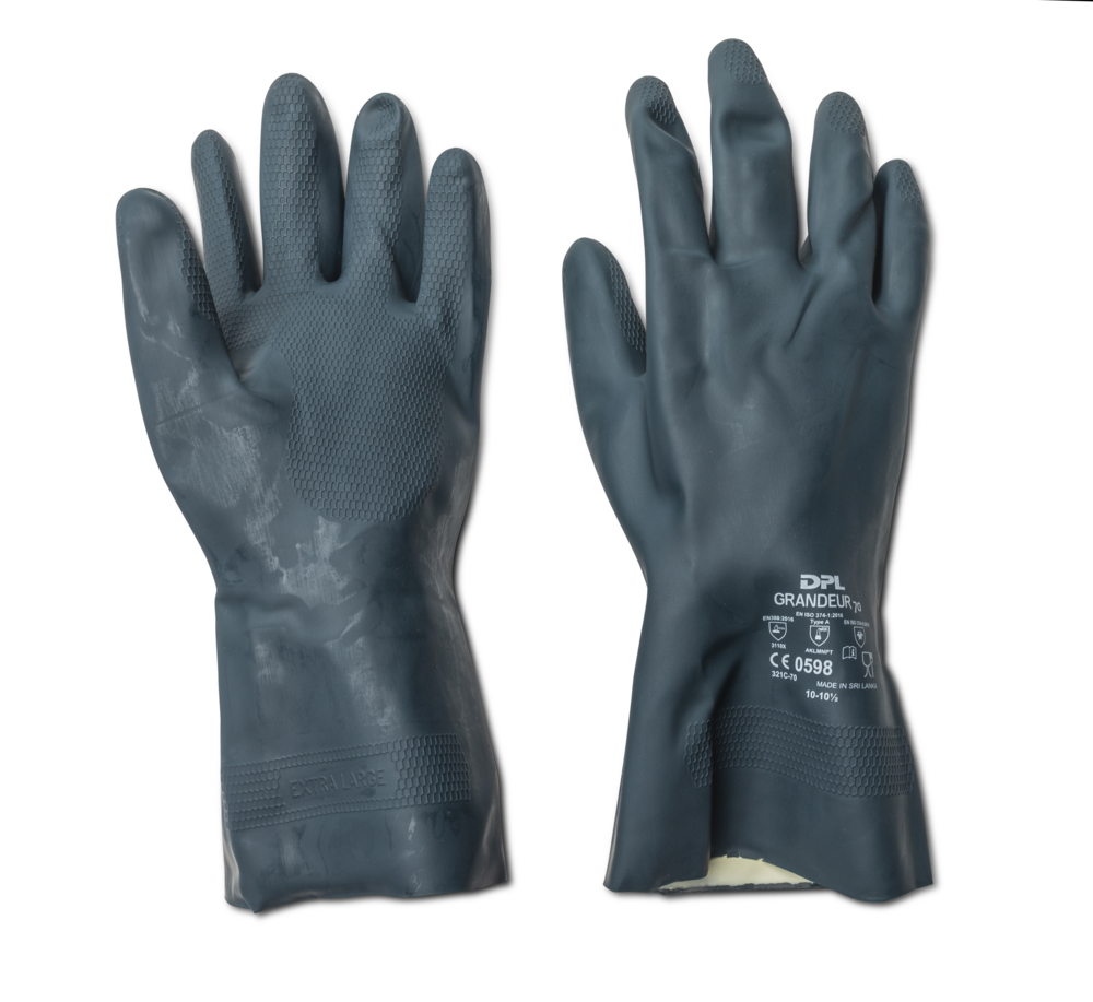 Neoprene Glove, Size 10, Black