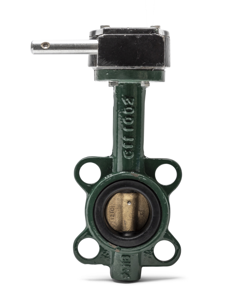 Butterfly Valve Gear Operated Wafer Cast Iron NBR Seat