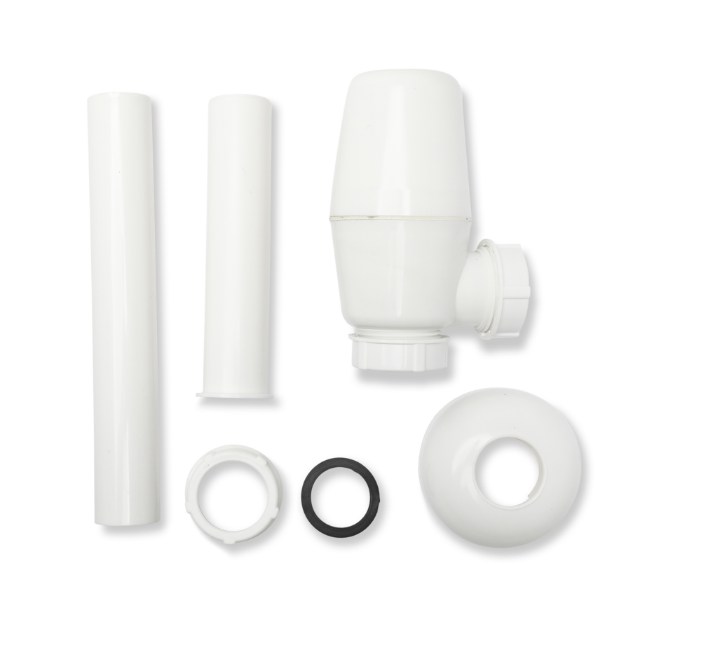PVC Bottle Trap With Wall Pipe 1 1/4″