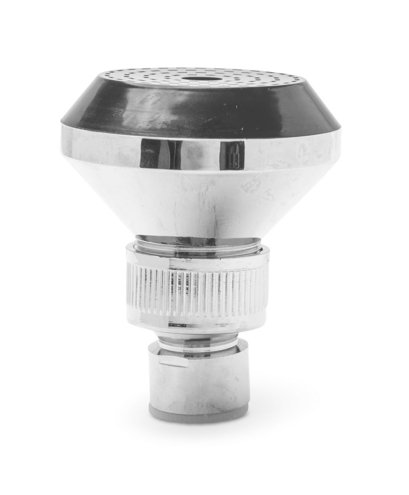 Black Chromium-Coated Shower Head Ball Hinge 1/2″