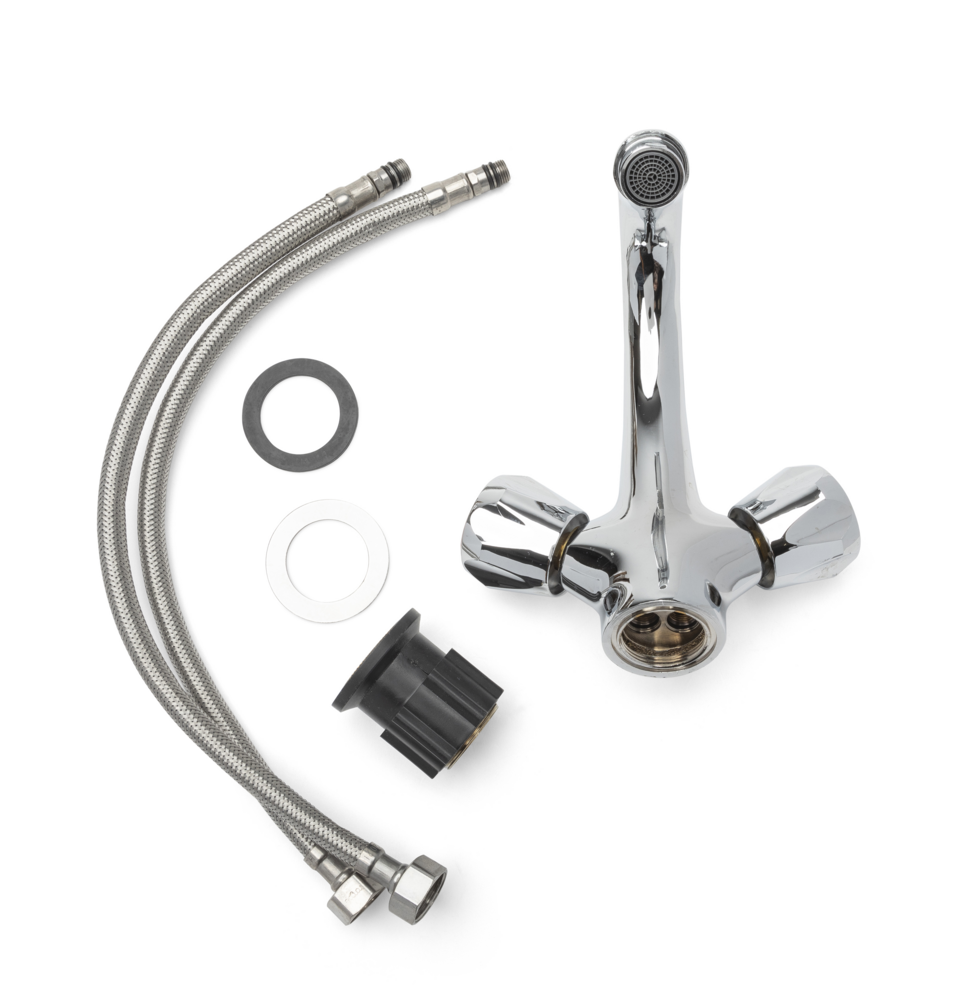 Washbasin Mixer Faucet Fixed Spout Chrome