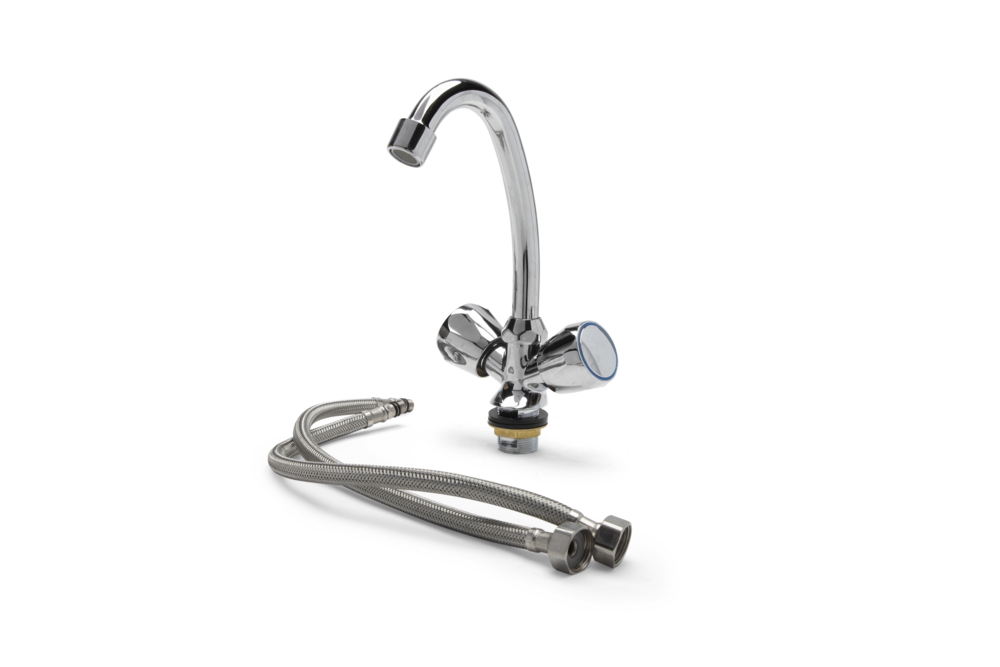 Washbasin Mixer Faucet Swivel Spout Chrome