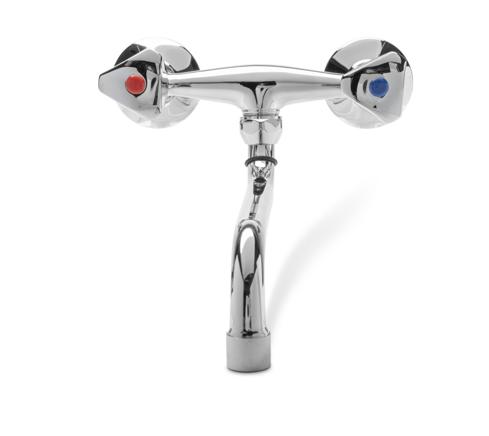Sink Faucet Chromed Underside Swivel Spout
