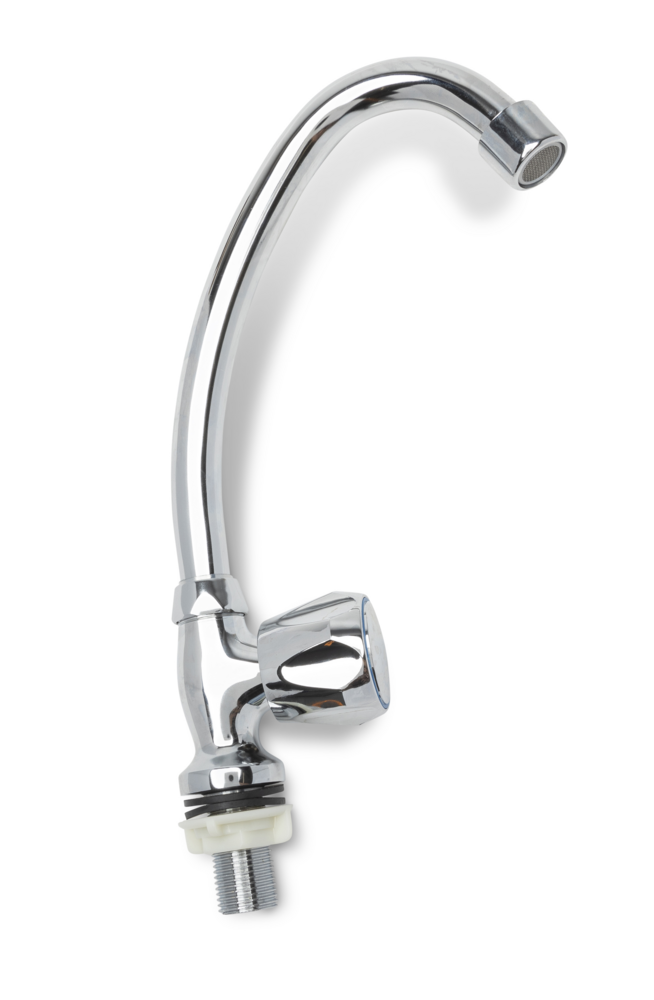 Lavatory Faucet Chromed Cold Swivel Spout