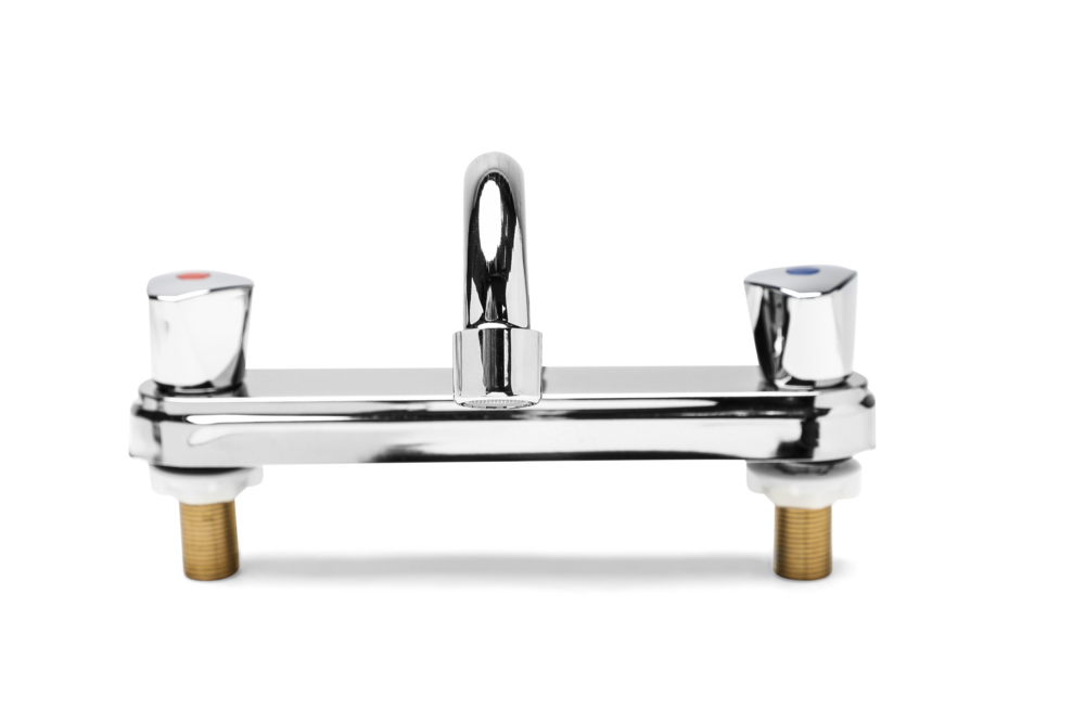 Washbasin Faucet Chromed Fixed Spout, 200 mm