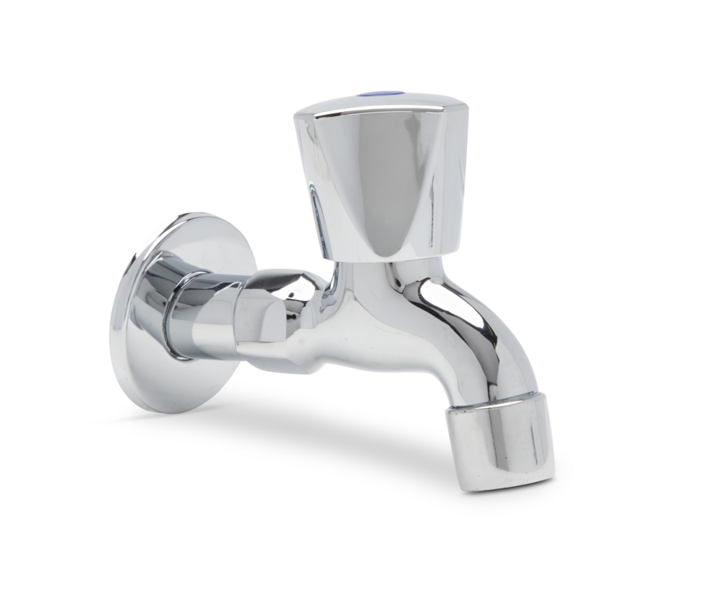 Bib Tap Chromed Threaded Outlet
