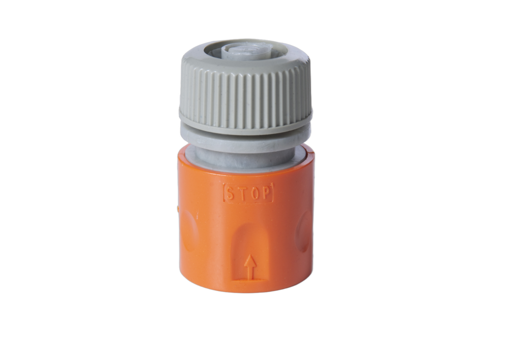 Hose Coupling with Aqua Stop, PVC, 13 mm, Gardena Compatible