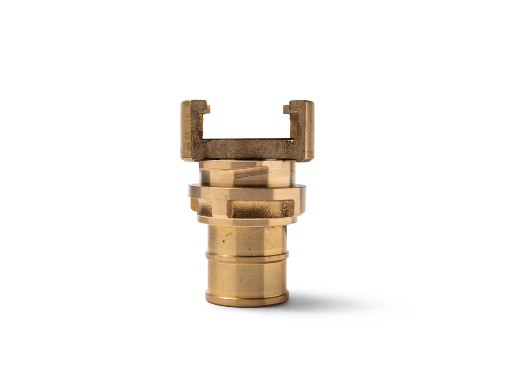 Brass Guillemin Fire Hose Coupling with Locking Ring