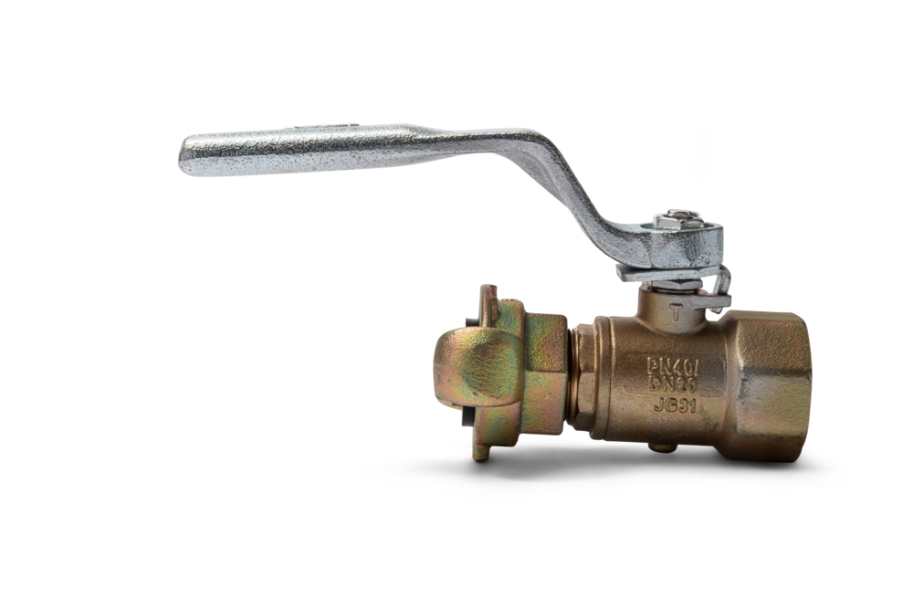 Air Cock with Claw Coupling, Cast Iron, 3/4 inch, Female BSP