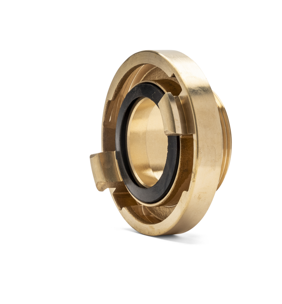 Brass Fire Hose Adapter, Storz BSP Male